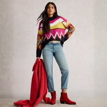 Load image into Gallery viewer, White Stuff Alice Abstract Jumper
