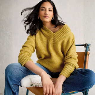 White Stuff Tilly VNeck Chartreuse