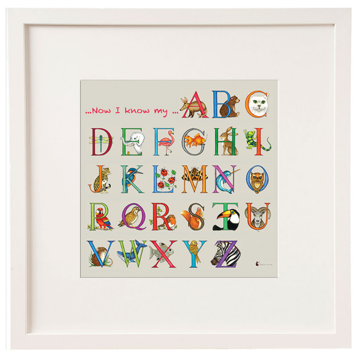 Now I Know My ABCs | Belinda Northcote Design Frame