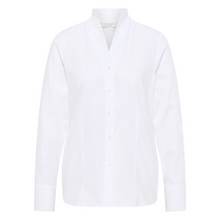 Load image into Gallery viewer, Eterna High Neck Print Shirt | White
