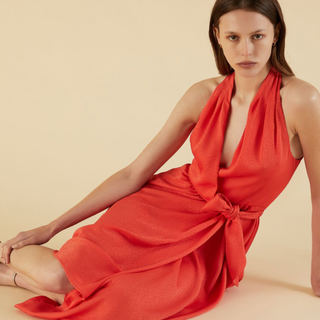 Emme Marella Falla Dress | Orange