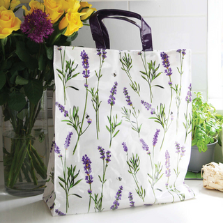 Lamont Lavender PVC Medium Shopper Bag