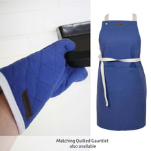 Load image into Gallery viewer, Canvas Apron Royal Blue

