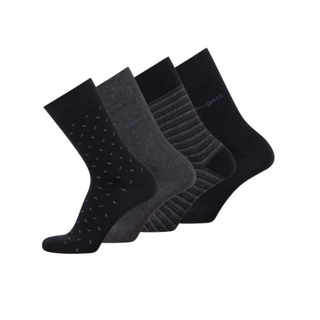 Bugatti Socks 4 Pack | Navy / Black