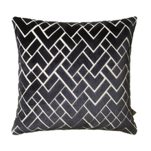 Load image into Gallery viewer, Scatterbox Fracture Cushion | Navy
