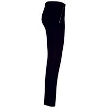 Load image into Gallery viewer, side profile of gardeur zene28 trouser, showing slanted zip pocket and tapered leg
