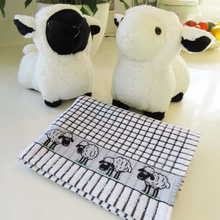 Load image into Gallery viewer, Lamont Poli Dri Jacquard Sheep Tea Towel
