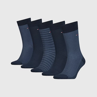 Tommy Hilfiger Sock 5pk Gift Box | Navy / Grey