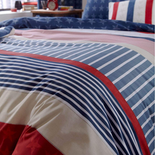 Load image into Gallery viewer, Catherine Lansfield Stars &amp; Stripes Duvet Set
