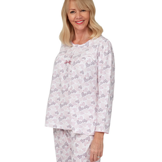 Dotty Heart Print Pyjamas