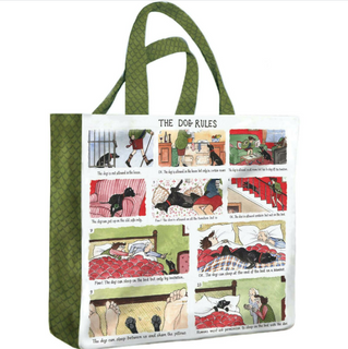 Samuel Lamont The Dog Rules PVC Medium - Shopping Bag
