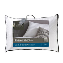 Load image into Gallery viewer, Boutique-Silk-Pillow-Fine-Bedding-Packaging
