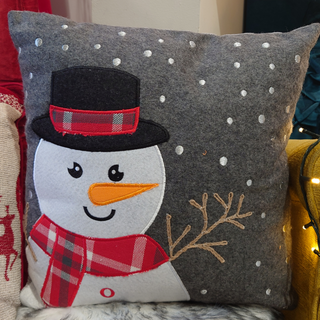 Stof Cushion 40x40 | Snowman
