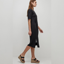 Load image into Gallery viewer, Uchuu Black Jersey Dress
