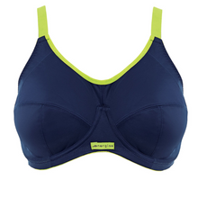 Load image into Gallery viewer, Elomi Energise Sports Bra | Navy / Black
