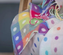Load image into Gallery viewer, Foxford Multi Coloured Spot Baby Blanket
