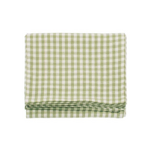 Load image into Gallery viewer, Gingham Tablecloth 130cm x 180cm | Pale Olive
