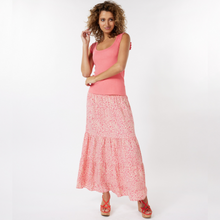 Load image into Gallery viewer, Esqualo Vacay Print Long Smock Skirt
