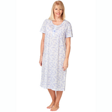 Load image into Gallery viewer, Marlon Mia Feather Print Nightdress
