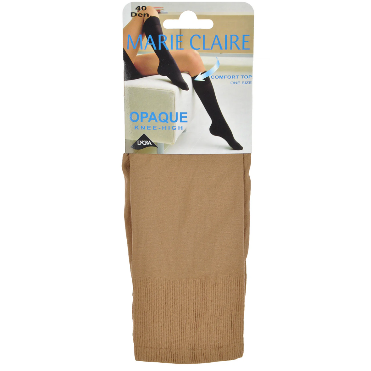 Marie Claire 40 Denier Opaque Knee High | Various Colours