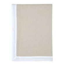 Load image into Gallery viewer, Duo Table Cloth | Petrol / Khaki / Linen
