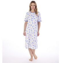 Load image into Gallery viewer, Slenderella Floral Print Short Sleeve Nightdress
