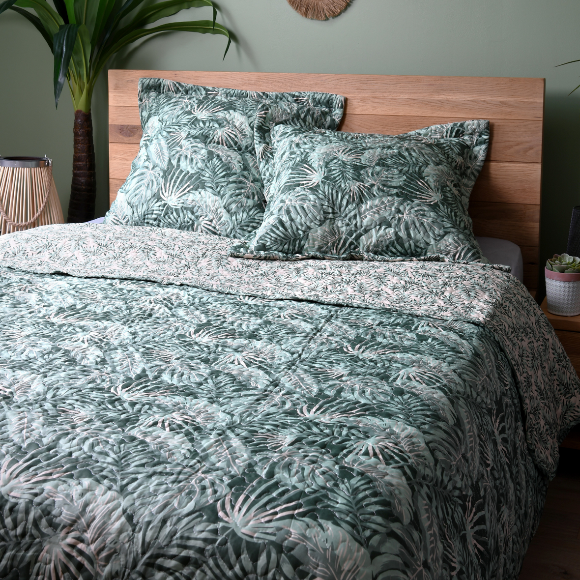 Stof Bedspread Green