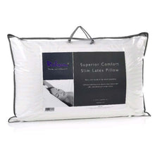 Load image into Gallery viewer, Relyon-Superior-Comfort-Slim-Latex-Pillow-Front.-Dunlopillo-Pillow.
