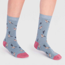 Load image into Gallery viewer, Eden Bamboo Bird Socks
