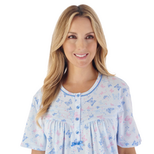 Load image into Gallery viewer, Slenderella Butterfly Print Nightdress | Pink / Blue
