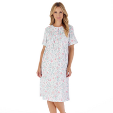Load image into Gallery viewer, Slenderella Floral Nightdress | Blue / Pink
