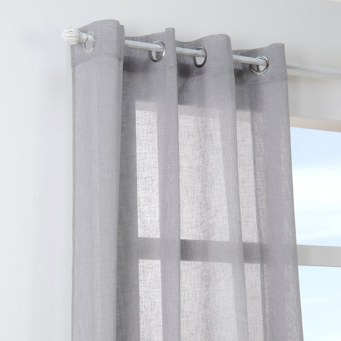 Stof-Voile-Panel-140x260cms-Grey-hanging