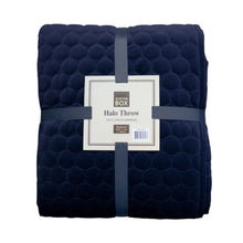 Load image into Gallery viewer, Scatterbox-Halo-Throw-Navy
