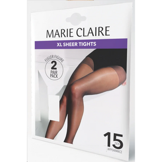 Marie Claire Fuller Figure 2 Pack Sheer Tights 15 Denier