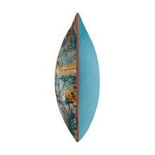 Load image into Gallery viewer, Aruba Aqua/Orange Cushion | 43cm x 43cm
