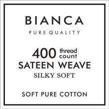 Load image into Gallery viewer, Bianca 400 TC Cotton Sateen Flat Sheet - Light Grey

