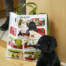 Load image into Gallery viewer, Samuel Lamont Dog Rules Medium PVC Bag
