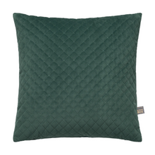 Load image into Gallery viewer, Earth Kind Erin Diamond Ivy Green Cushion | 50cm x 50cm

