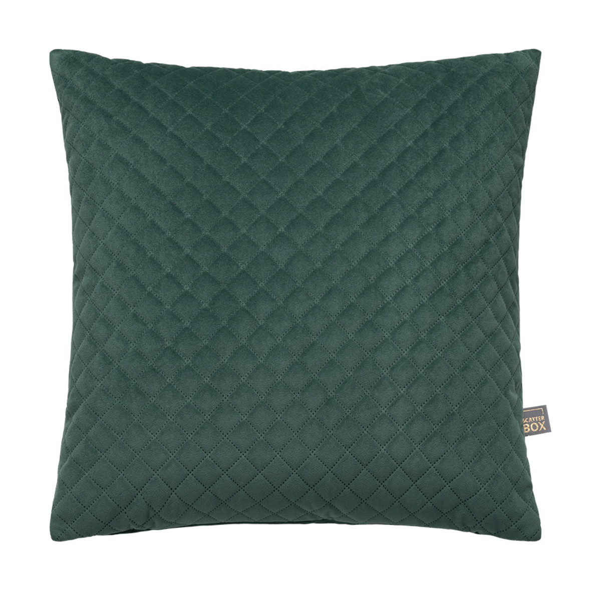 Earth Kind Erin Diamond Ivy Green Cushion | 50cm x 50cm