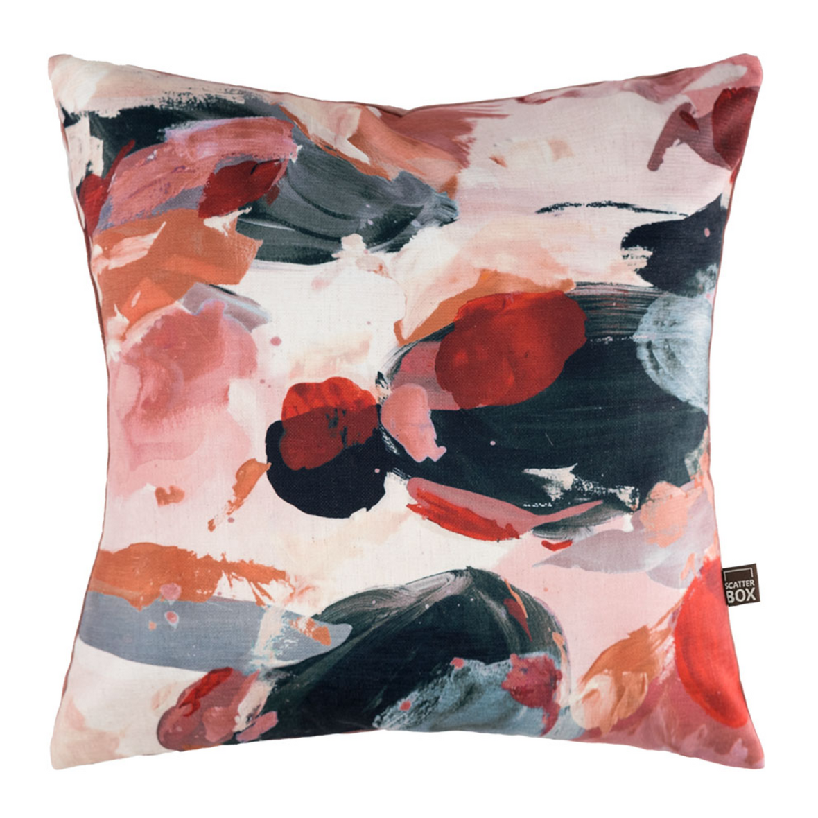 Jager Navy/Pink Cushion | 45cm x 45cm