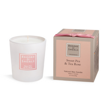 Load image into Gallery viewer, Brooke &amp; Shoals Sweet Pea &amp; Tea Rose Candle
