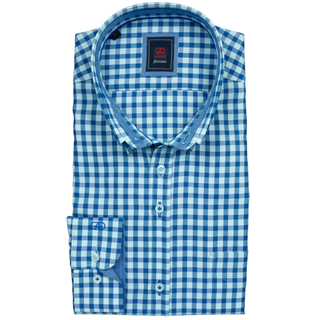 Andre Lagan Short Sleeve Shirt | Blue / Coral