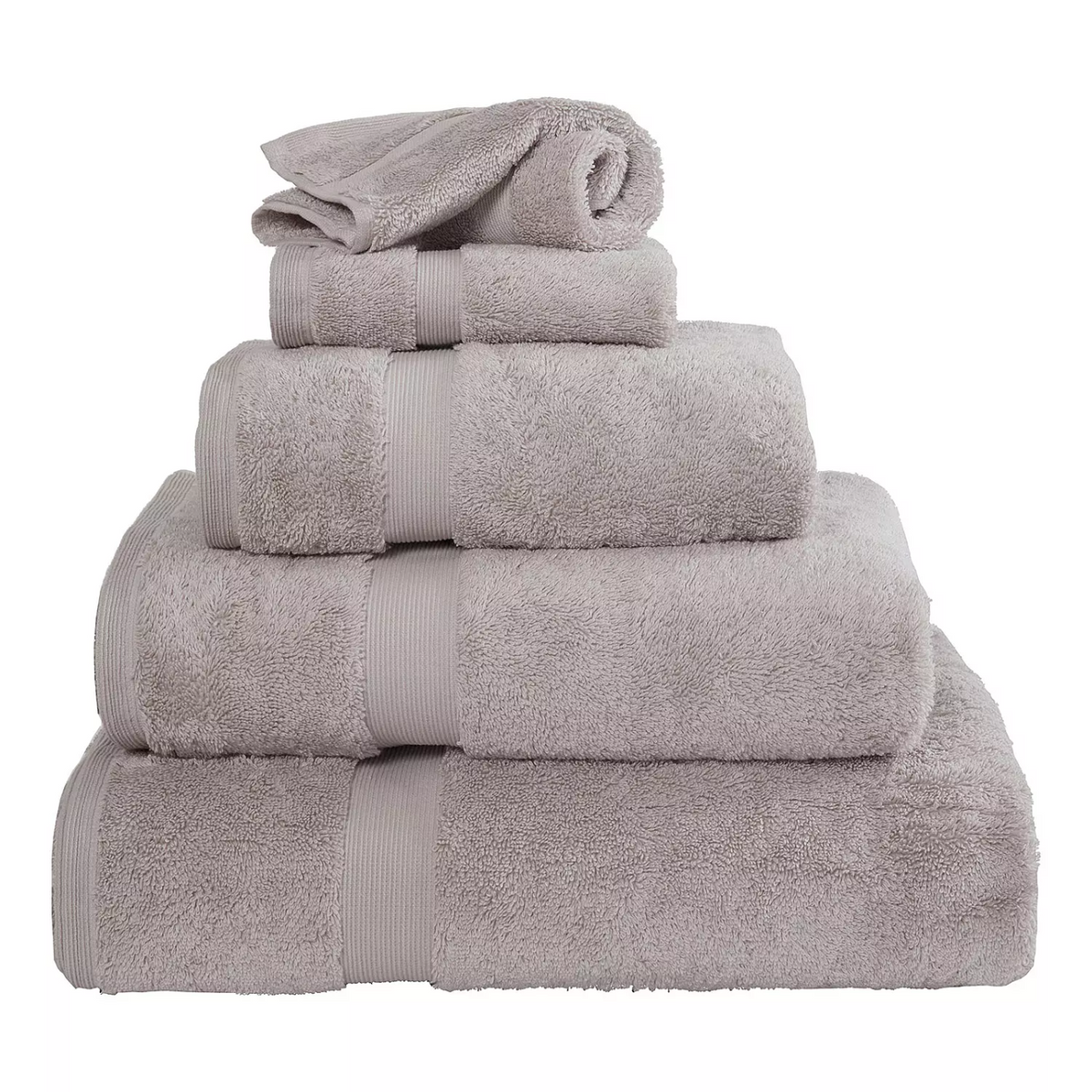 Linen Consultancy Bath Towel - Silver