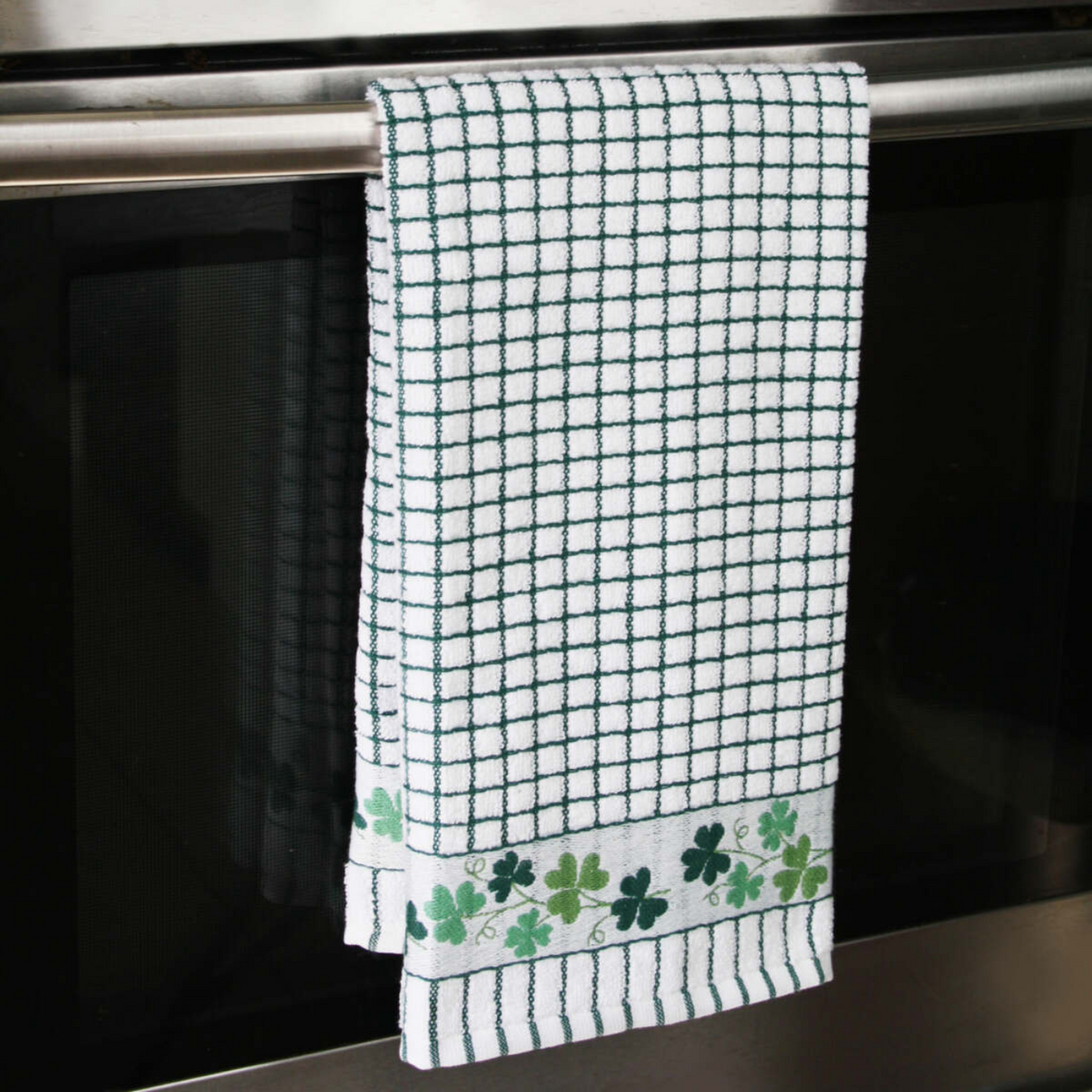 Samuel Lamont Poli Dri Green Shamrock Tea Towel