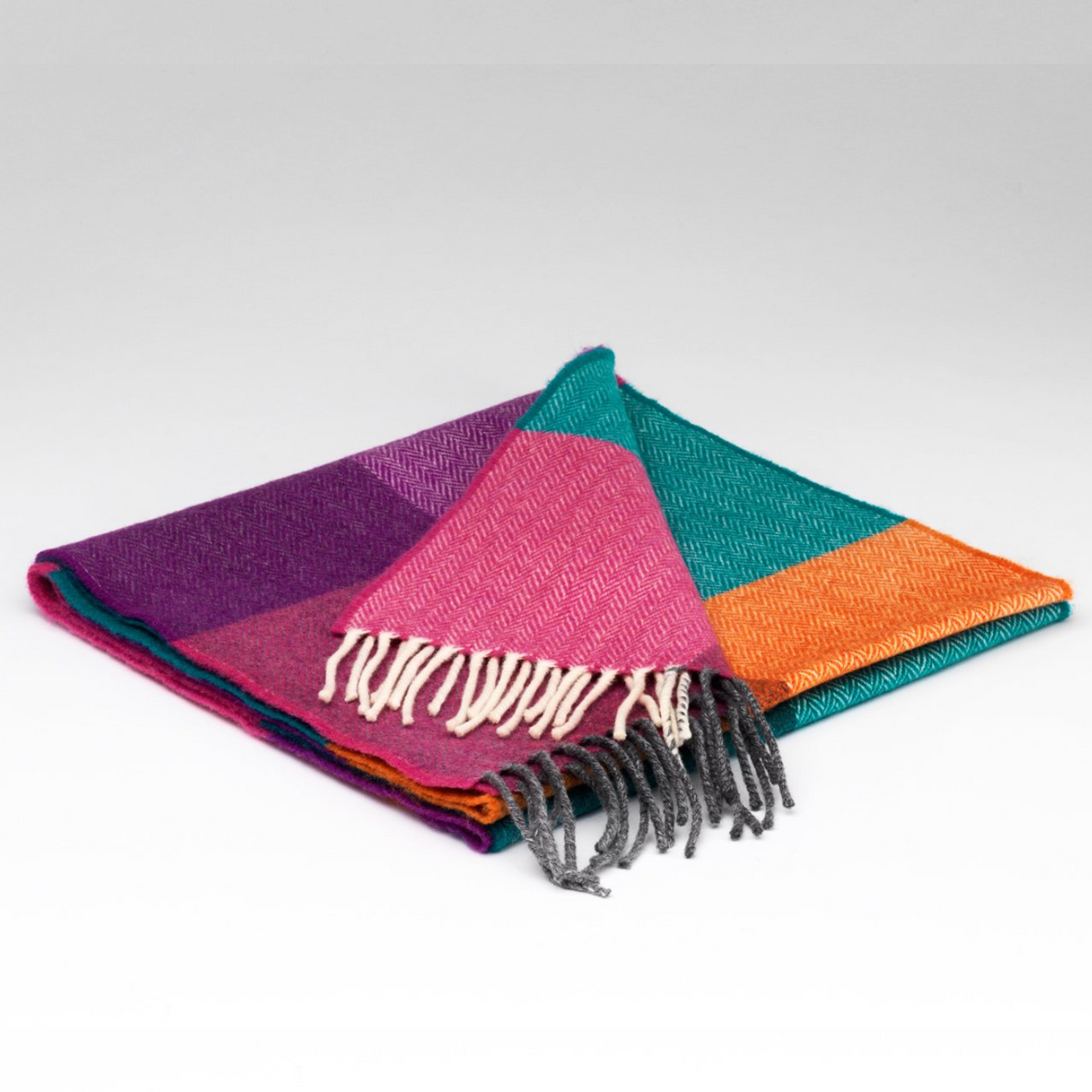 McNutt Lambswool Check Scarf | Various Colours