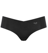 Load image into Gallery viewer, A product shot of the Sloggi Zero Light Microfibre Hipster Brief in Black. 
