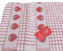 Load image into Gallery viewer, PoliDri Jacquard Strawberries Tea Towel
